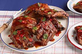 thai bbq slow cooker ribs my food and