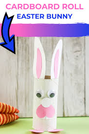 cardboard roll easter bunny an easy