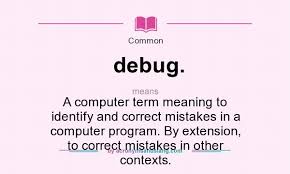 نتیجه جستجوی لغت [debug] در گوگل