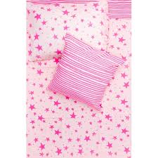 neon pink stars stripes kids bedding