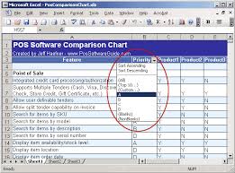 The Pos Software Comparison Chart