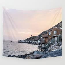 California Beach Wall Tapestry By