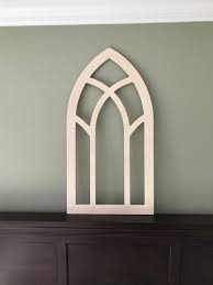 Cathedral Farmhouse Frame Faux Window