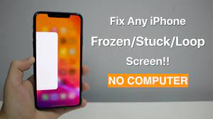 fix any iphone frozen stuck loop screen