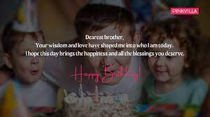 felt birthday wishes for brother