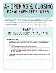 intro and conclusion paragraphs