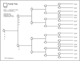 Genealogy Tree Free Printable Download Family Tree