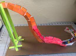 How to make a diy rollercoaster out of cardboard at homein this video i will show you how to make a marble rollercoaster from cardboard. Create Your Own Roller Coaster With Downloadable Pdf Or Diy Track 15 Steps With Pictures Instructables