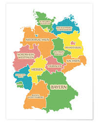 Select yes if this is a replacement device. Deutschland Landkarte Mit Bundeslandern Poster Online Bestellen Posterlounge At