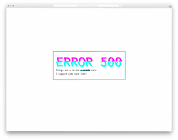37 beautiful 500 error page templates