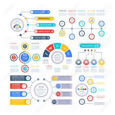 Infographic Elements Financial Presentation Infochart Marketing