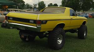 lifted 1970 chevy el camino rides on gm