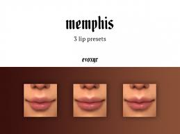 memphis lip presets by evoxyr the