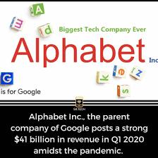 Companies must keep up with annual revenue as it is a number used for tax p Alphabet Inc