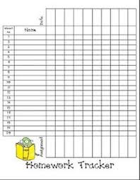 9 Best Homework Chart Images Homework Chart Homework