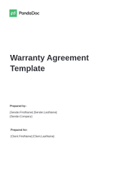 warranty agreement template fully