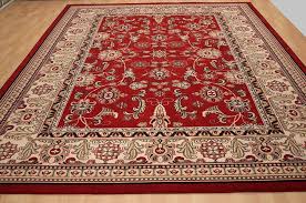 red wool carpet 250x350 cm