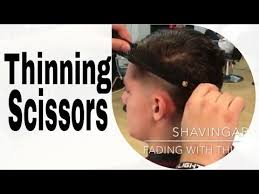 how to use thinning scissors how to