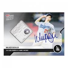 Larry walker (12/1/166) was signed by the montreal expos as an undrafted free agent and was 22 years old when he broke into the big leagues on 8/16/1989. On Card Auto Relic To 99 Walker Buehler Mlb Topps Now Card 459a