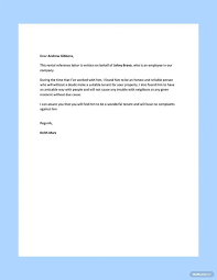 25 reference letter templates doc pdf