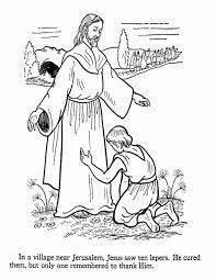 Free coloring pages printable jesus heals the blind man. Ten Lepers Coloring Page Coloring Home