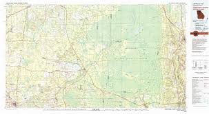 okefenokee sw topographical map 1