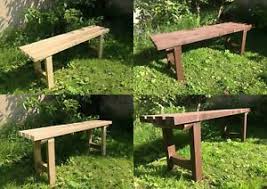Modern and contemporary solid wood furniture uk showrooms sourcing the best quality northern european solid wood furniture without compromise, so you don't have to either. Solid Wood Garden Bench Or Chair Handmade In Uk Variety Of Finishes Ebay
