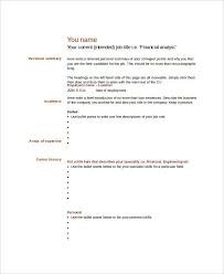 Keep it brief and to the point.) summary of qualifications these should. Printable Resume Template 35 Free Word Pdf Documents Download Free Premium Templates