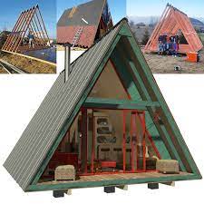 A Frame Tiny House Plans Wooden House