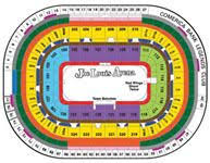 View Joe Louis Arena Seating Chart Map Joe Louis Arena