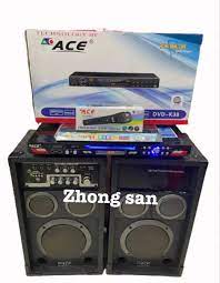 Ace Professional Sub-woofer Speaker Amplifier with karaoke player with free  mic | Lazada PH