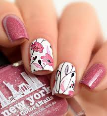 Image result for flower nail colour