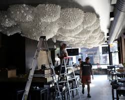 Cloud Ceiling An Interactive Upcycled