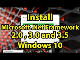 how to install net framework 2 0 3 0