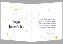 You don't even need to go to the store to get them a card. How To Create A Father S Day Card In Ms Word 2016 Holidappy