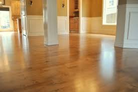 stained maple hardwood floors in
