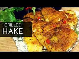 10 minute grilled hake fillets