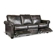 austin reclining leather sofa rousseau s