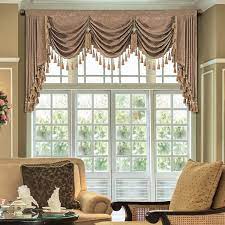 waterfall valance for living room