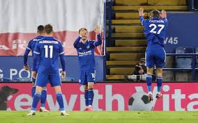 Vardy sidefoots it into the corner! James Maddison Orchestrates Socially Distanced Celebration After Sending Leicester To Victory Over Southampton