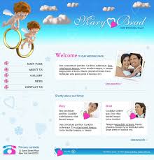 Website Design 12953 Personal Wedding Album Custom Website Design
