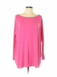Details About Pinko Women Pink 3 4 Sleeve T Shirt M