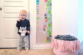 Diy Painted Canvas Growth Chart Create Play Travel