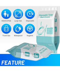 50 Pack Toilet Seat Covers Disposable