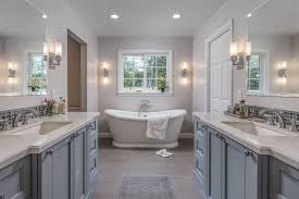 75 gray laminate floor bathroom ideas