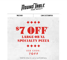 round table pizza get 7