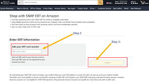 how to pay with ebt on amazon step by