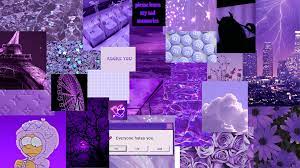 Sad Purple Aesthetic Desktop Wallpapers ...