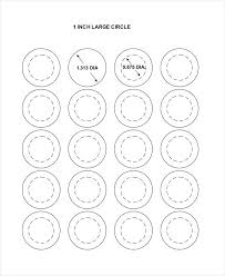 French Template Free Printable Macaron Circle 2 Inch