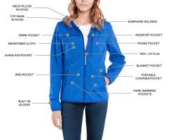Baubax Womens Blue Windbreaker Jacket Choice Of Size Xs S